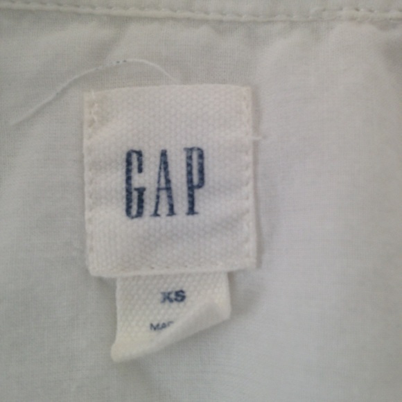 Gap oversized sheer white top size XS - Picture 3 of 3